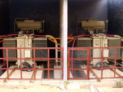 کابل کشی و نصب سینی برای قطار اصلی