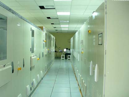 نصب نردبان کابل و کابل کشی (با داربست)